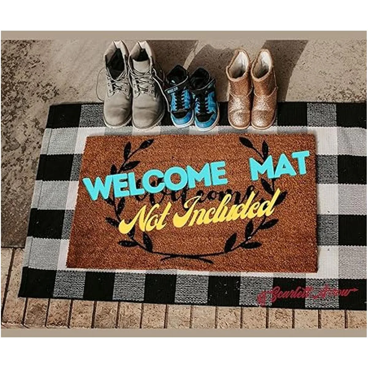 Scarlett Arrow Felpudo grande de 27.5 x 43 pulgadas_2