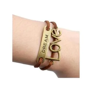 Aylifu Dijes para conectores de palabras Metal Bronce