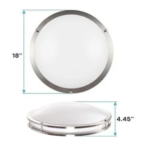 Luxrite Lámpara de techo LED de montaje empotrado de 18_4