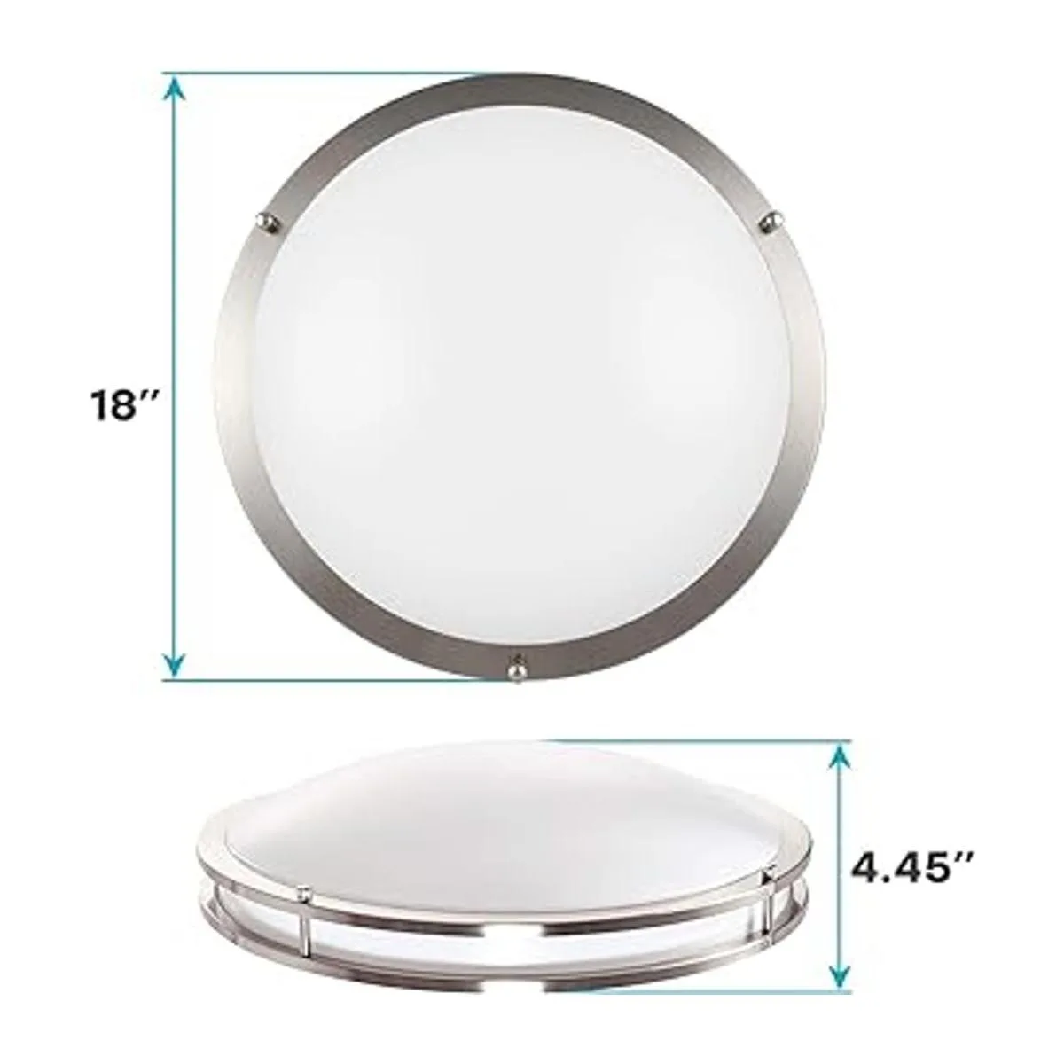 Luxrite Lámpara de techo LED de montaje empotrado de 18_4