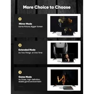 Cable HDMI a DVI de 3 pies bidireccional de nailon_2