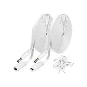 Paquete de 2 cables de extensión de alimentación de CC de