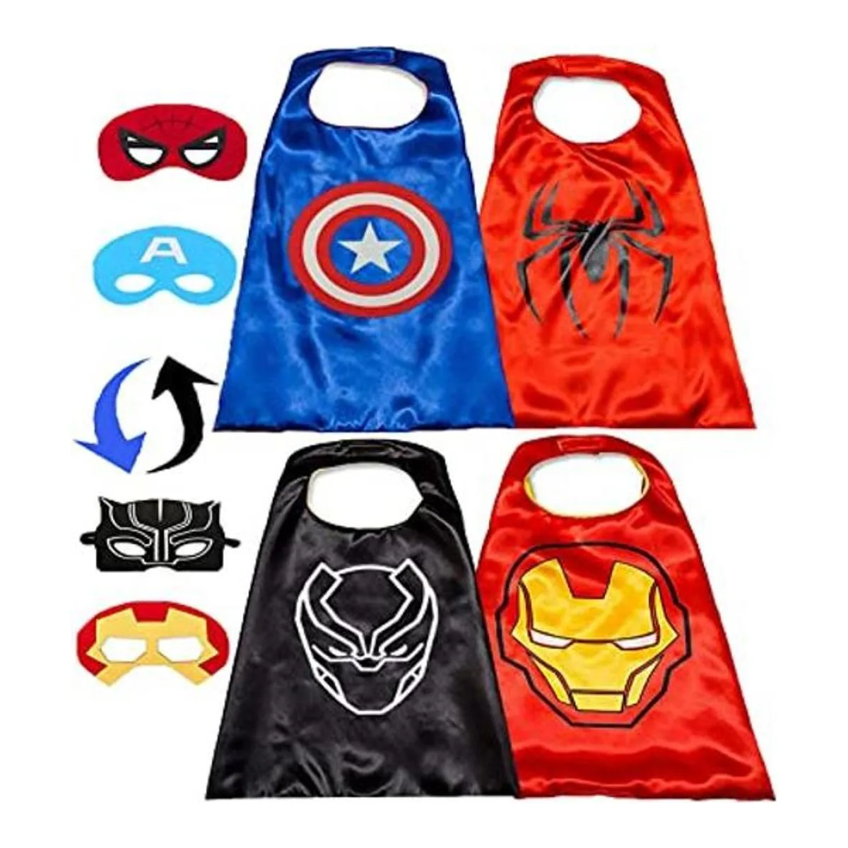 NuGeriAZ Capa de superhéroe para niños capa de Halloween_1