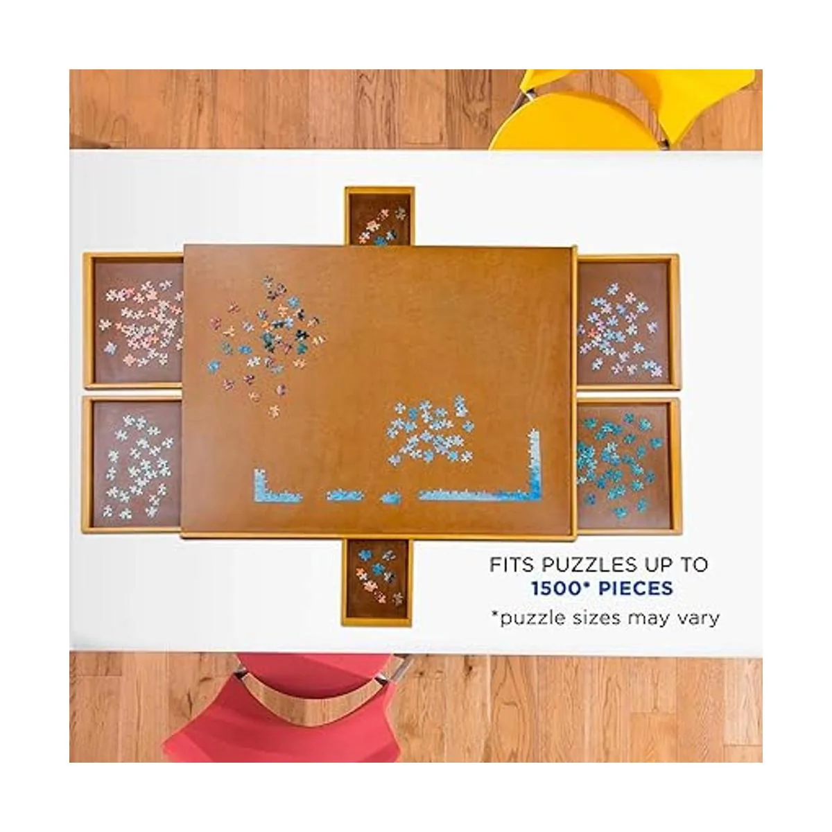 Jumbl Tablero de rompecabezas de 1500 piezas Mesa de_3