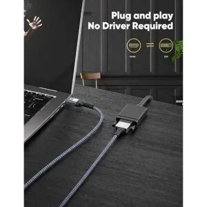 Cable HDMI a DVI de 3 pies bidireccional de nailon_6