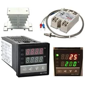 Controlador de temperatura digital PID REXC100 REX C100_1