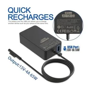 Surface Pro Cargador Surface para laptop cargador de 65_4