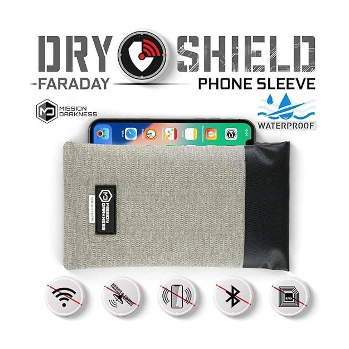 Mission Darkness Dry Shield Faraday Funda para teléfono_2