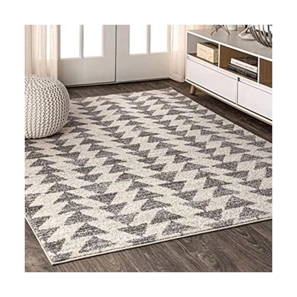 JONATHAN Y MOH206B3 Aisha Alfombra geométrica triangular_1