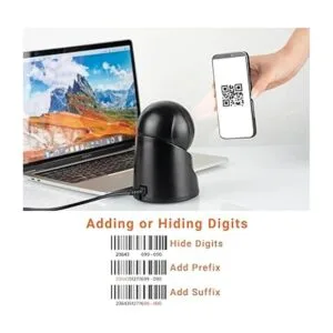 Tera 1D 2D QR Escáner Barocde Escritorio Lector de_6