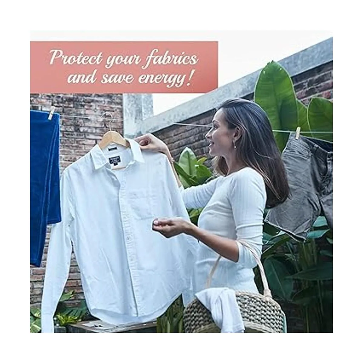 GorillaLine Tendedero retráctil resistente para secar_4