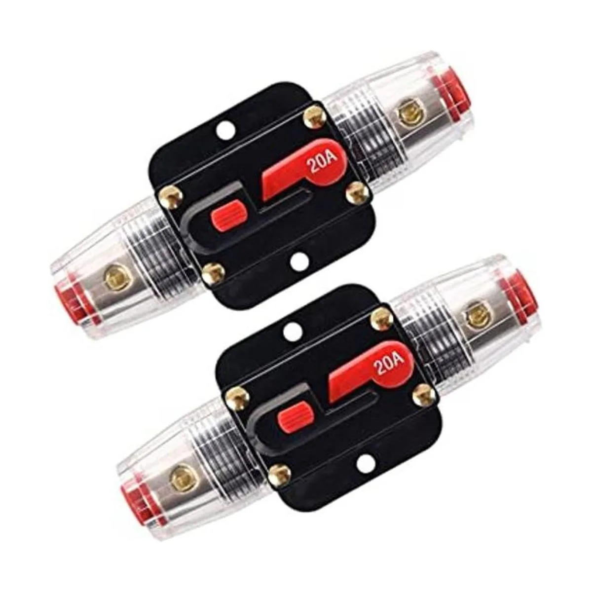 RKURCK 12V DC 20 Amps Car Audio Inline Disyuntor Fusible_1