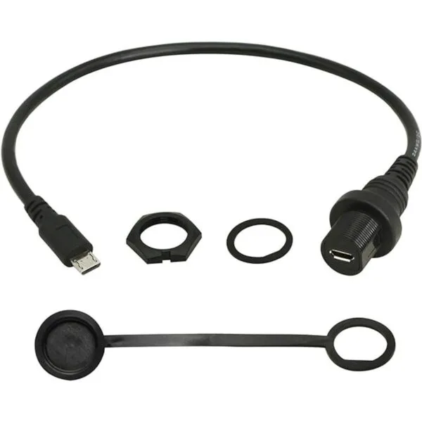 CERRXIAN Cable de extensión micro USB para coche barco