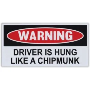 Crazy Novelty Guy Imán divertido imán de advertencia el_1