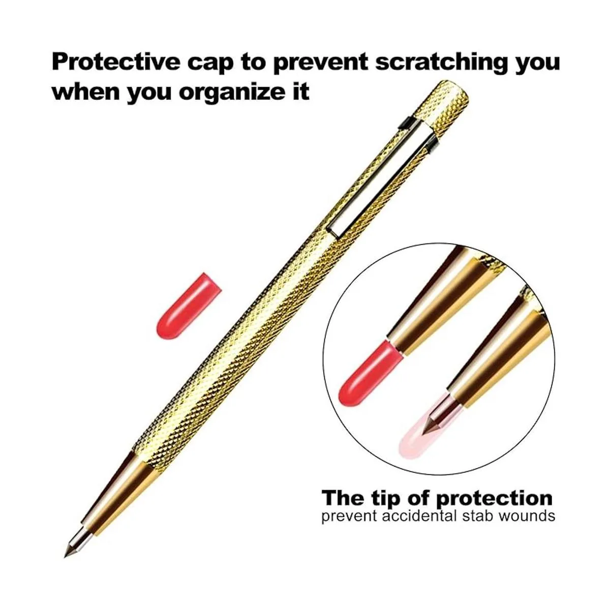 Escriba de punta de carburo de tungsteno bolígrafo de_3