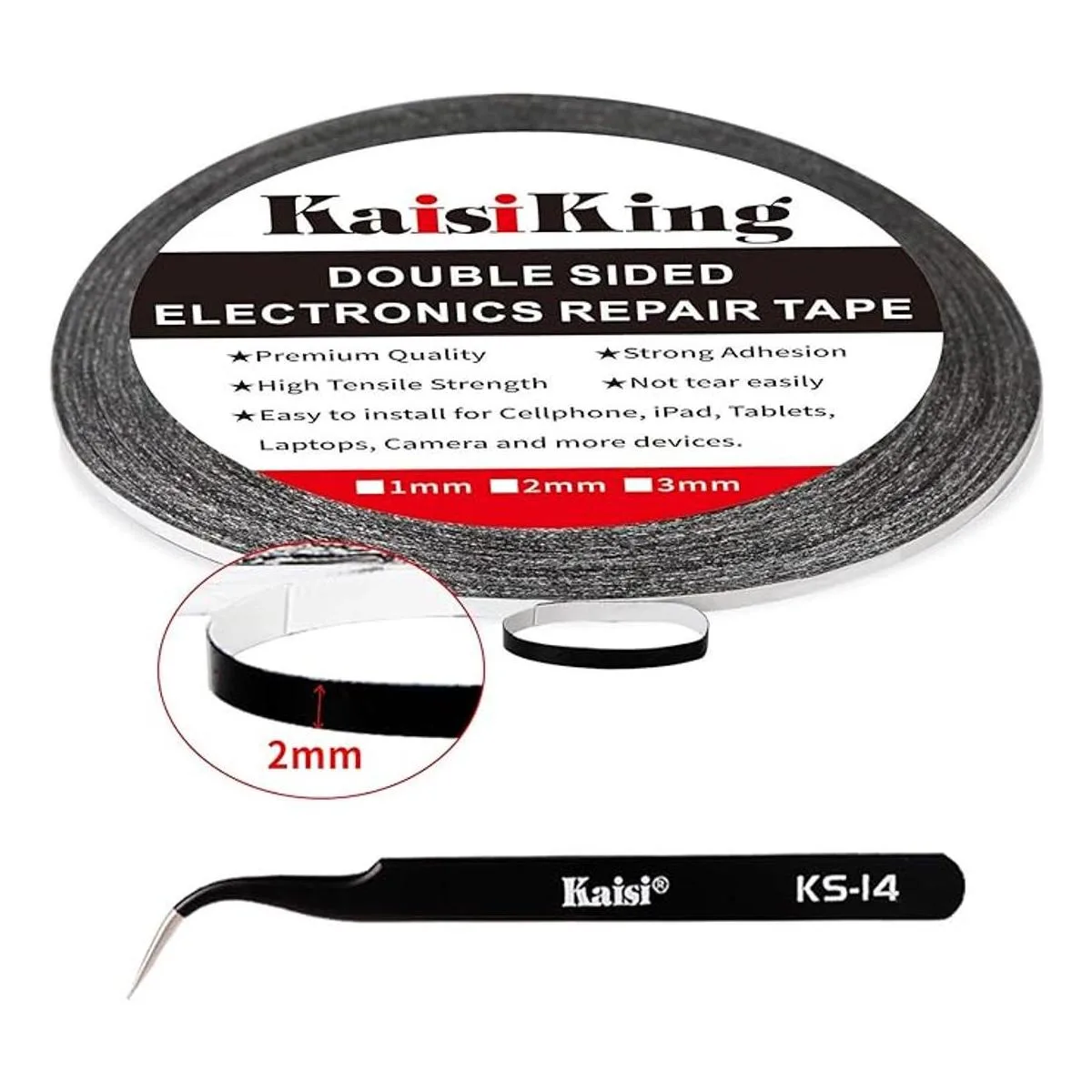 Kaisiking Cinta de reparación LCD de 0.079 in para