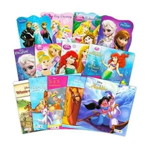 Disney Frozen Pixar Princess Juego de libros de mesa para_1