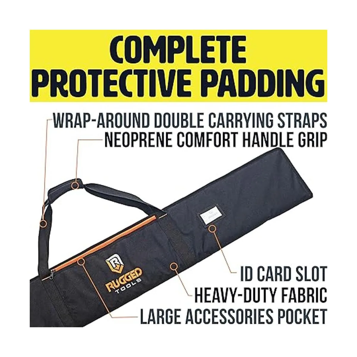 Rugged Tools Bolsa de guía para riel de guía Bolsa