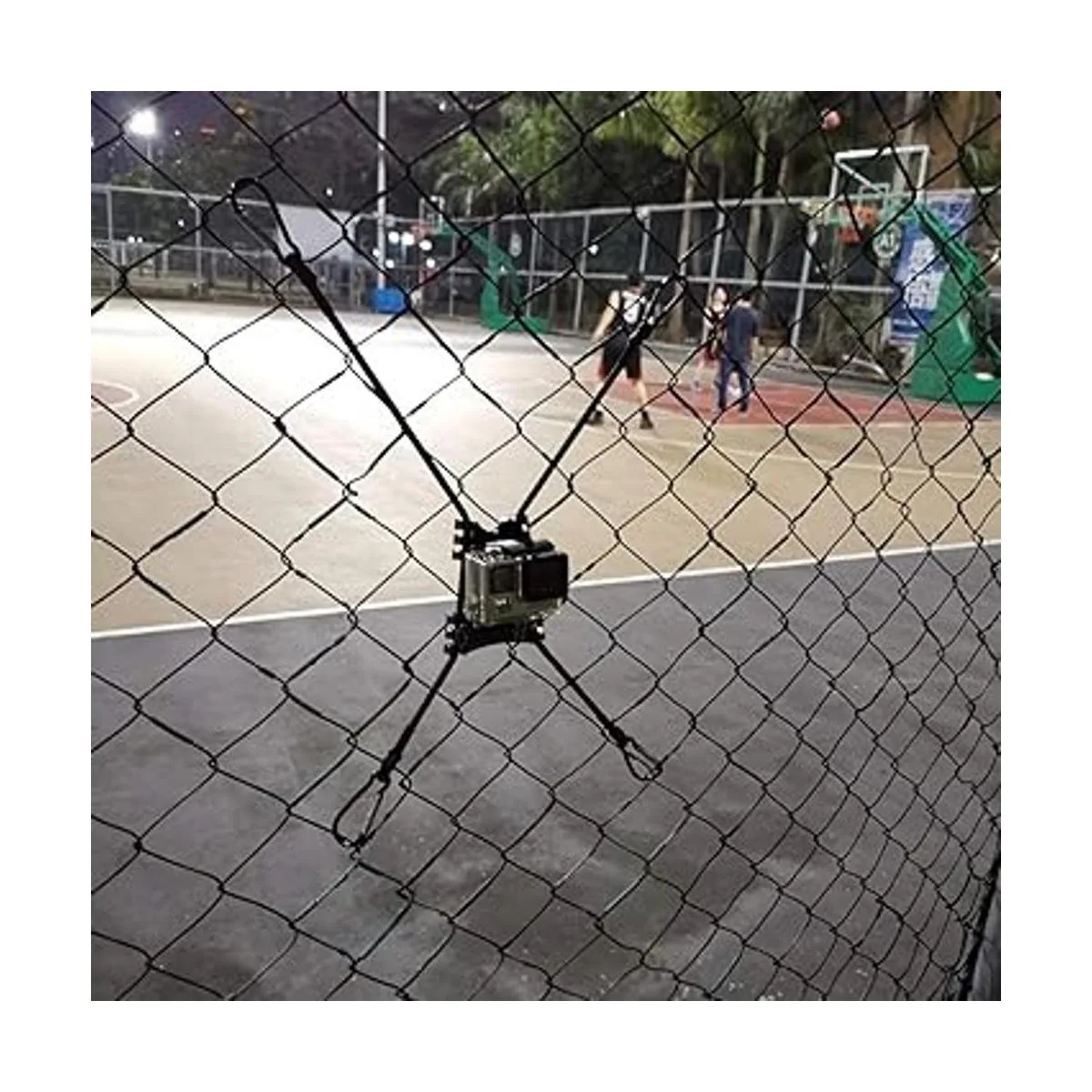 Soporte de valla de cadena para cámara de acción GoPro_4