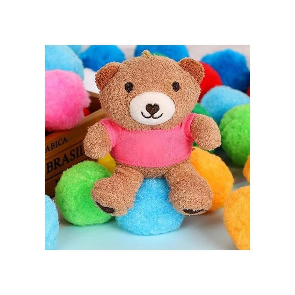 Pompones surtidos muy grandes para decoración de