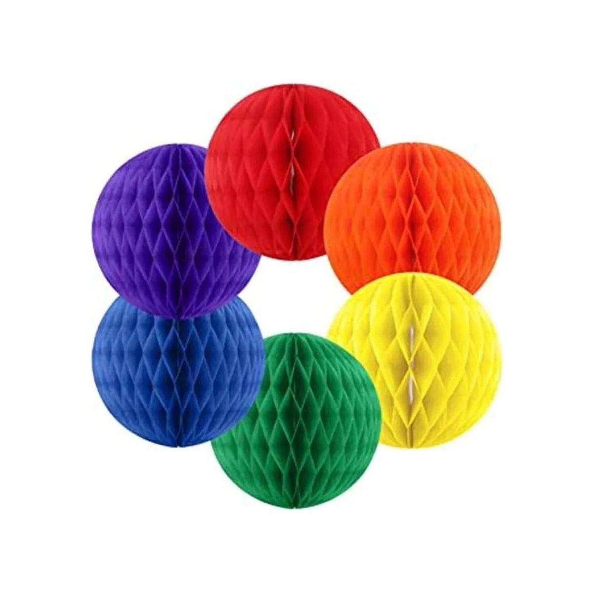 Binpeng Abanico de papel para decoraciones bolas de papel