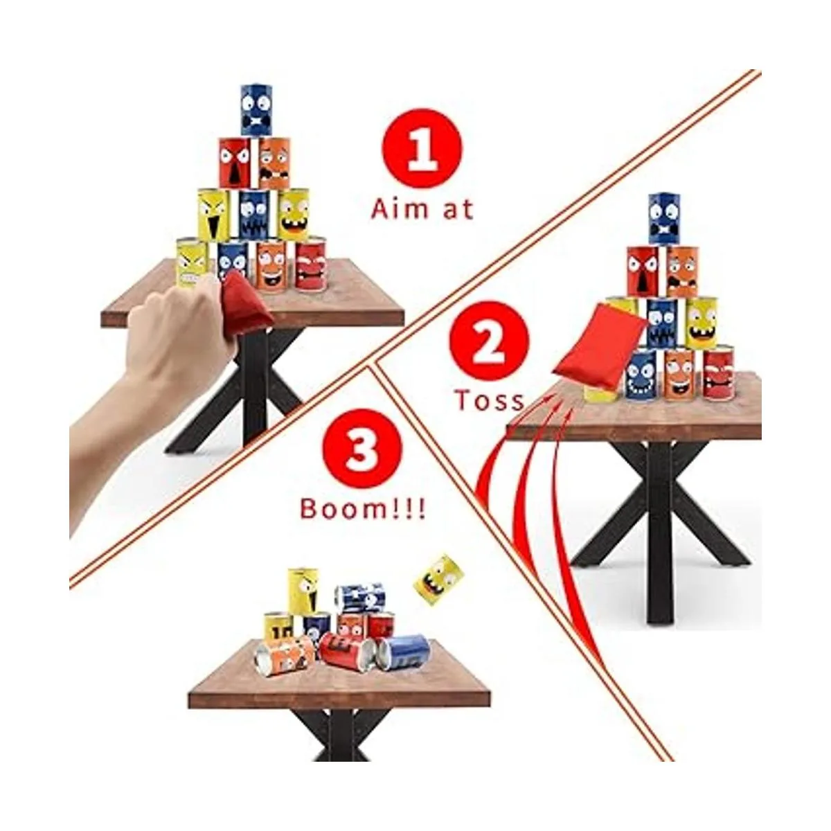 Juego de Feliz Navidad juegos de lanzamiento de bolsas de_3