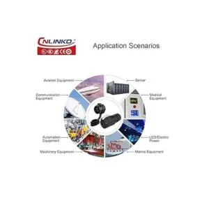 CNLINKO IP67 Circular Panel M16 Plastic 3 Pin Plug and_3