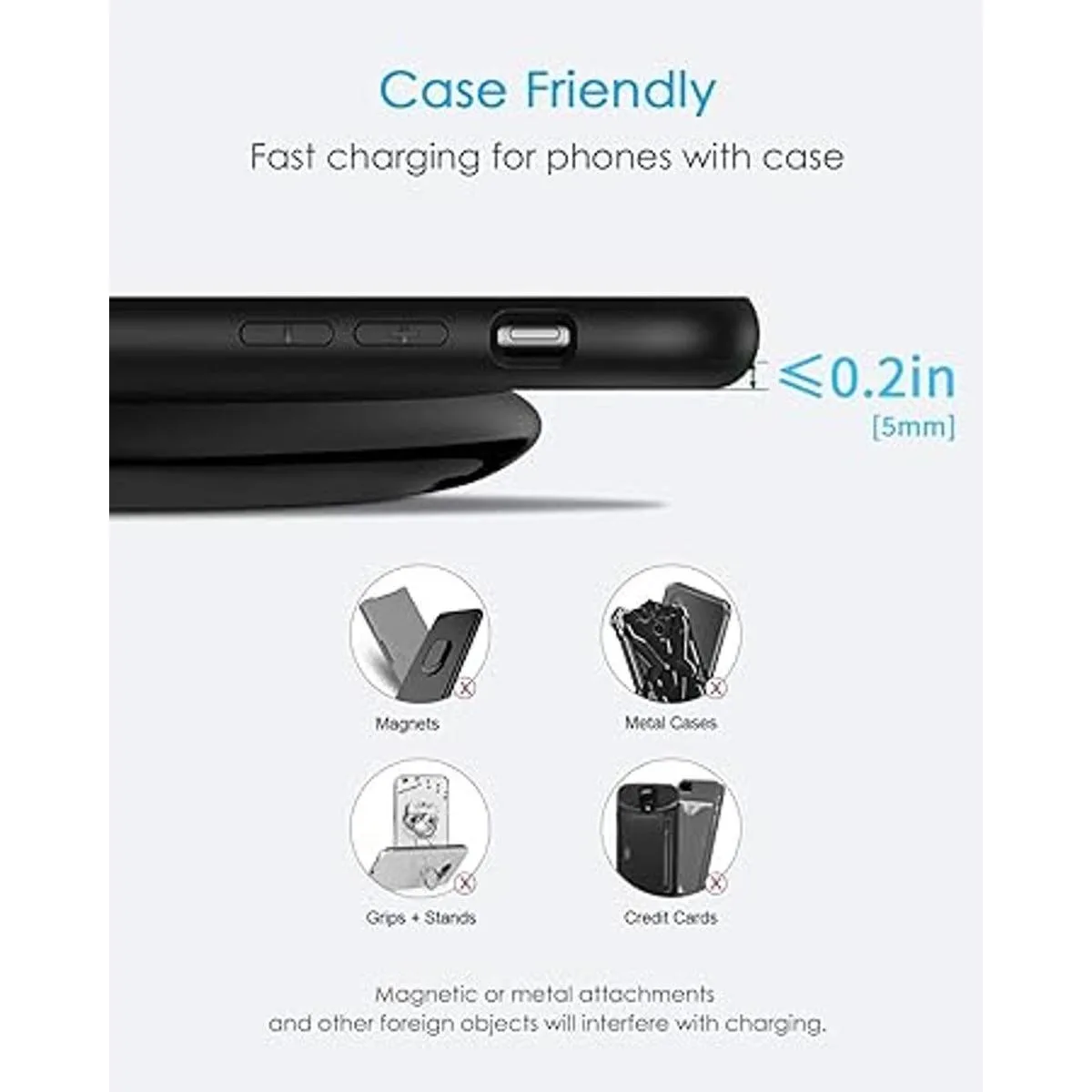 NANAMI Cargador inalámbrico rápido almohadilla de carga_5