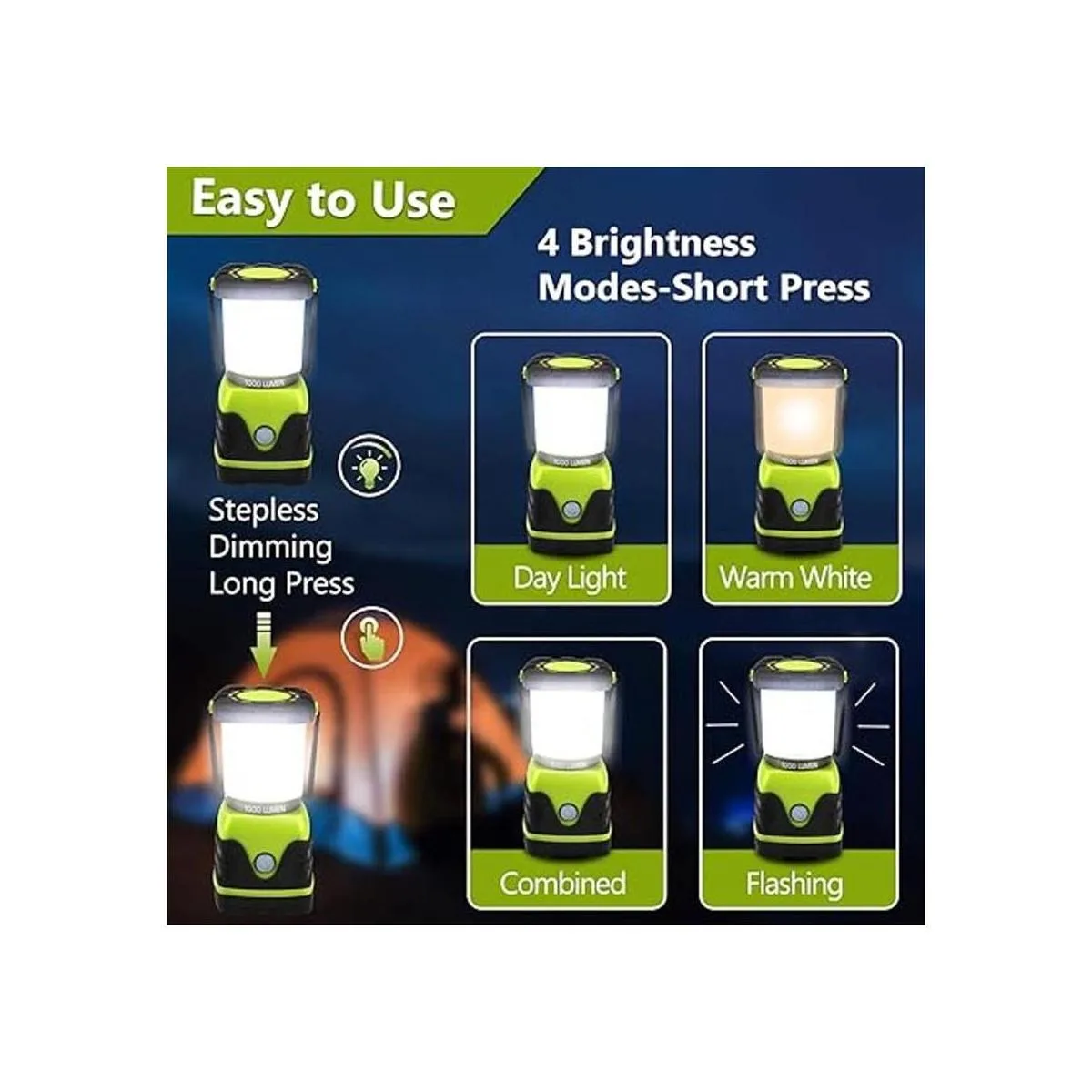 Tahoe Trails Linterna LED de campamento linterna LED_2