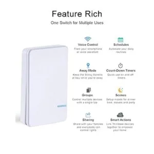 Thinkbee Kit de interruptor de luz inalámbrico WiFi de_2