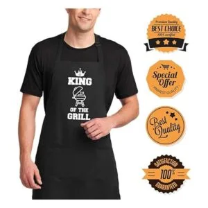 Saukore Delantales divertidos para parejas para él y para