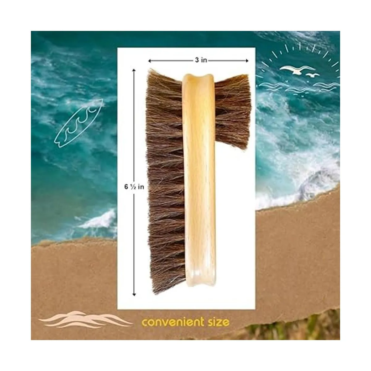 Beach Sandy Cepillo de arena 2 en 1 para la playa_5