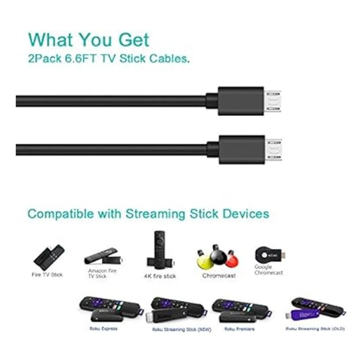 SCOVEE Cable de alimentación micro USB para Samsung_5