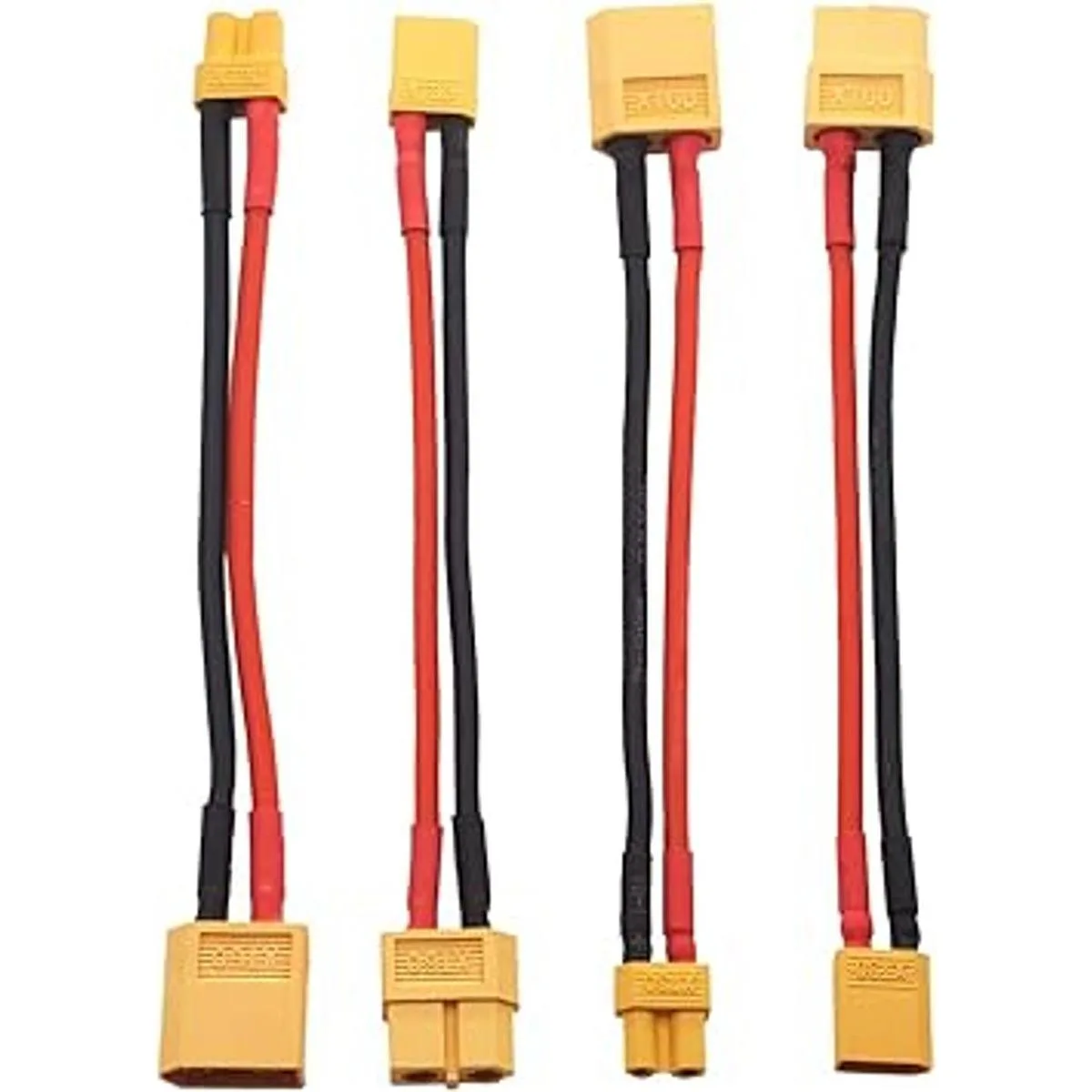 2 pares Vgoohobby XT30 conector a XT60 enchufe hembra_3