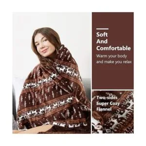 Manta eléctrica con 3 niveles de calefacción y apagado_5