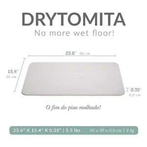 Momo Lifestyle Tapete de baño de piedra 23.6 x 15.4_2
