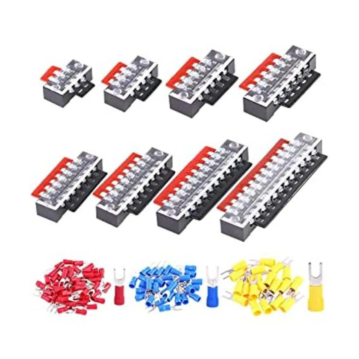 Hilitchi 124 piezas 8 juegos bloque de terminales en_1