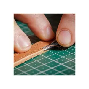 4 piezas de borde biselador de cuero biselador de borde