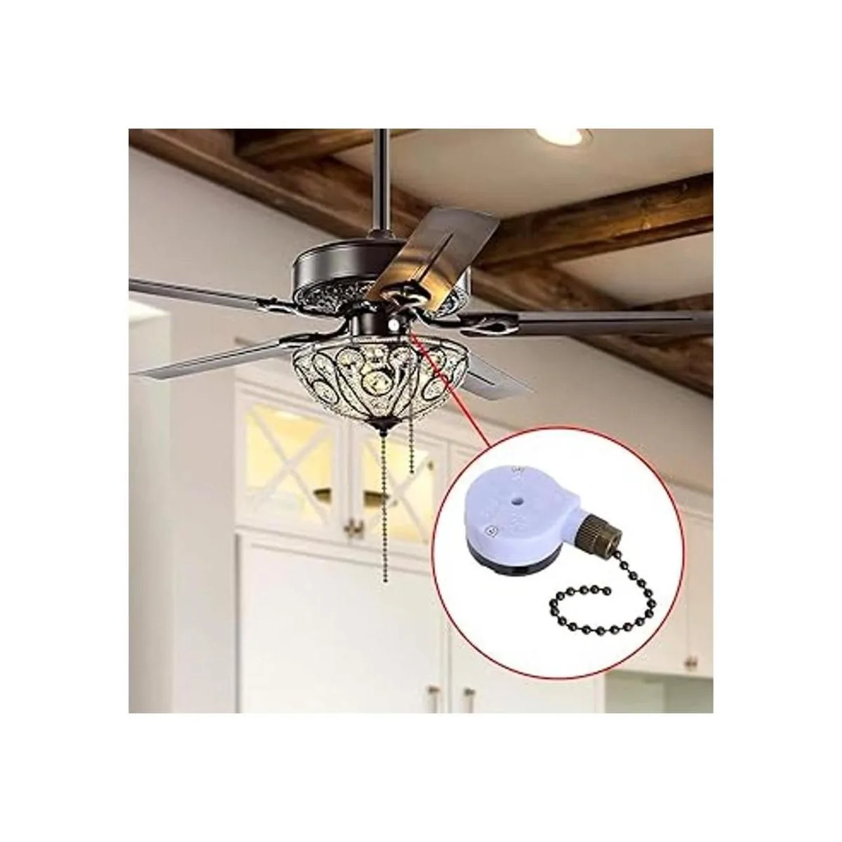 Interruptor de luz de repuesto para ventilador de techo_4