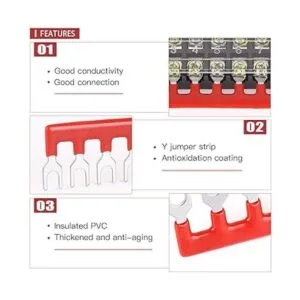Hilitchi 124 piezas 8 juegos bloque de terminales en_4
