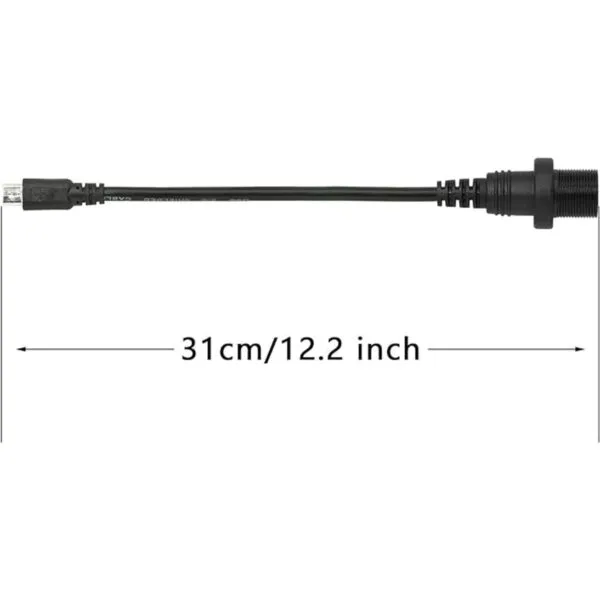 CERRXIAN Cable de extensión micro USB para coche barco