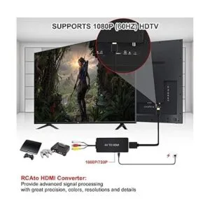 LVY Convertidor RCA a HDMI adaptador AV a HDMI_4