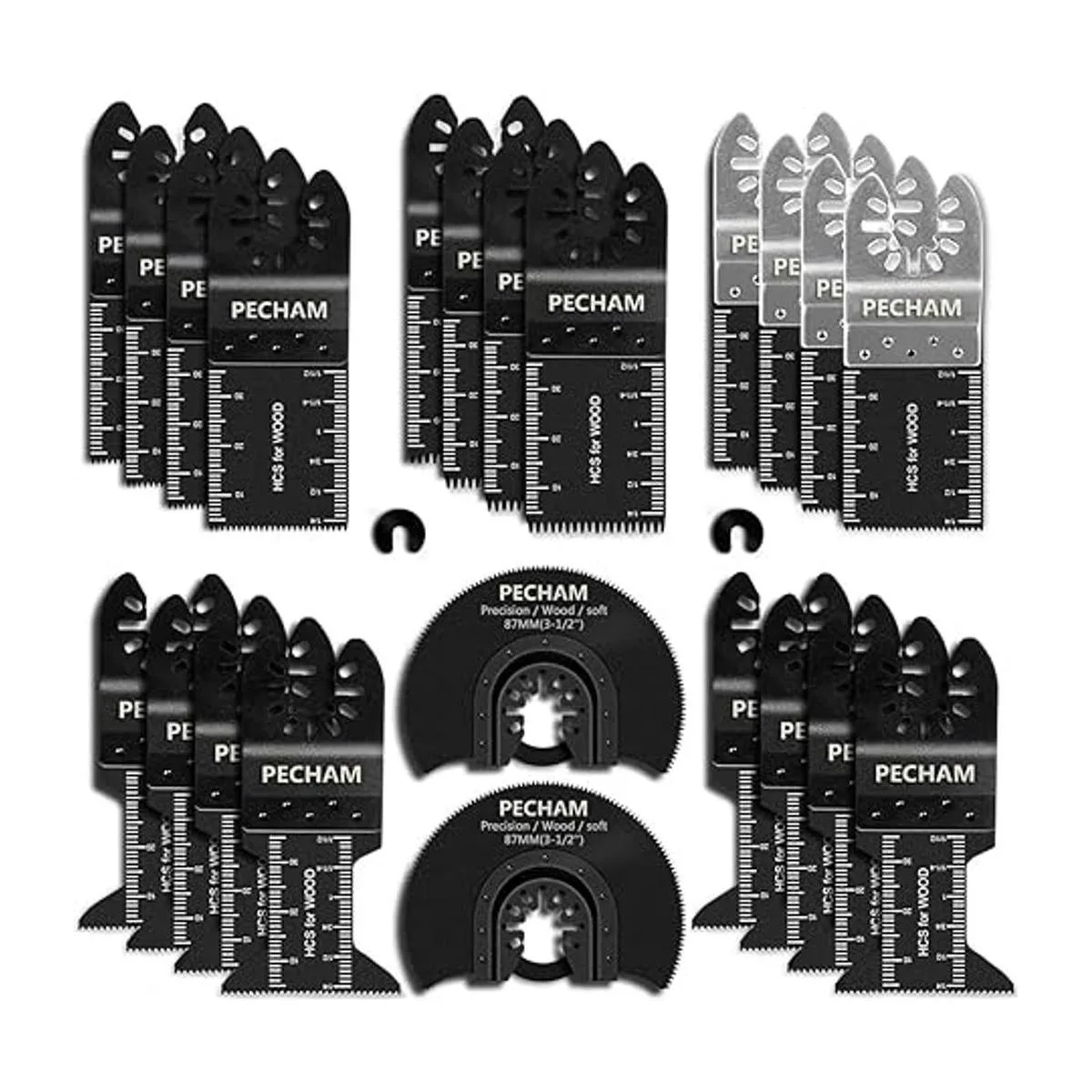 PECHAM 24 cuchillas de sierra oscilantes universales de_2