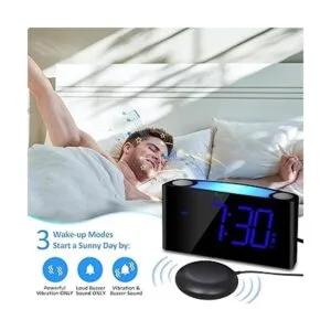 Reloj despertador vibratorio extra fuerte con agitador de_2