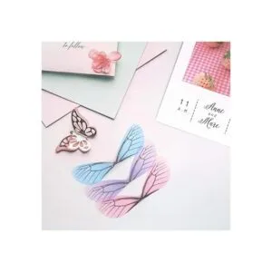 50 unidades de abalorios con alas de libélula para