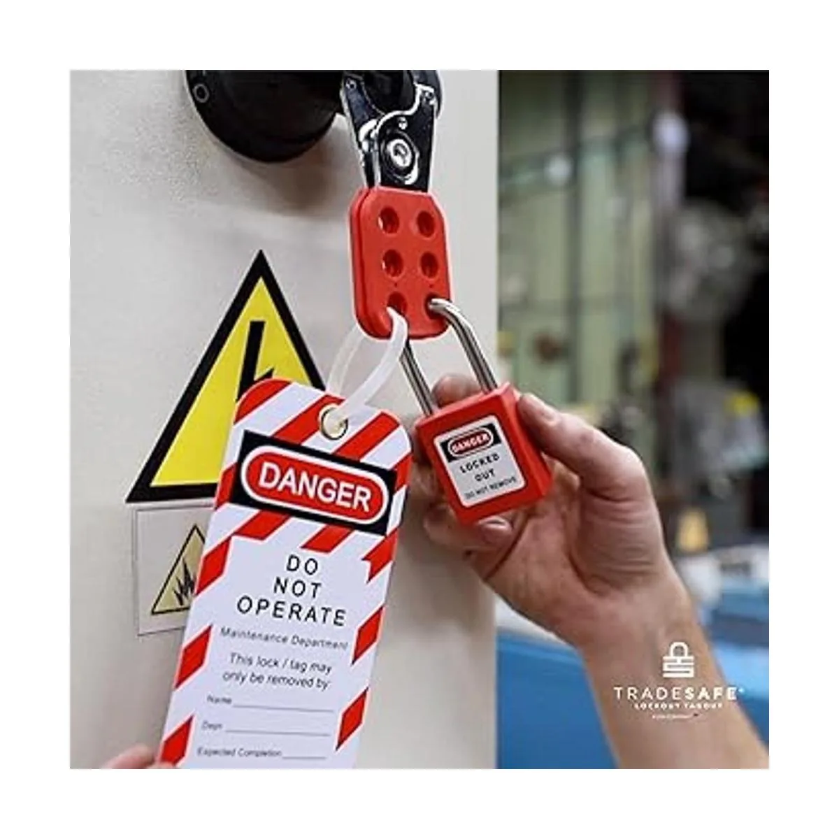 TRADESAFE Breaker Lockout Tagout Electrical Loto Kit_3