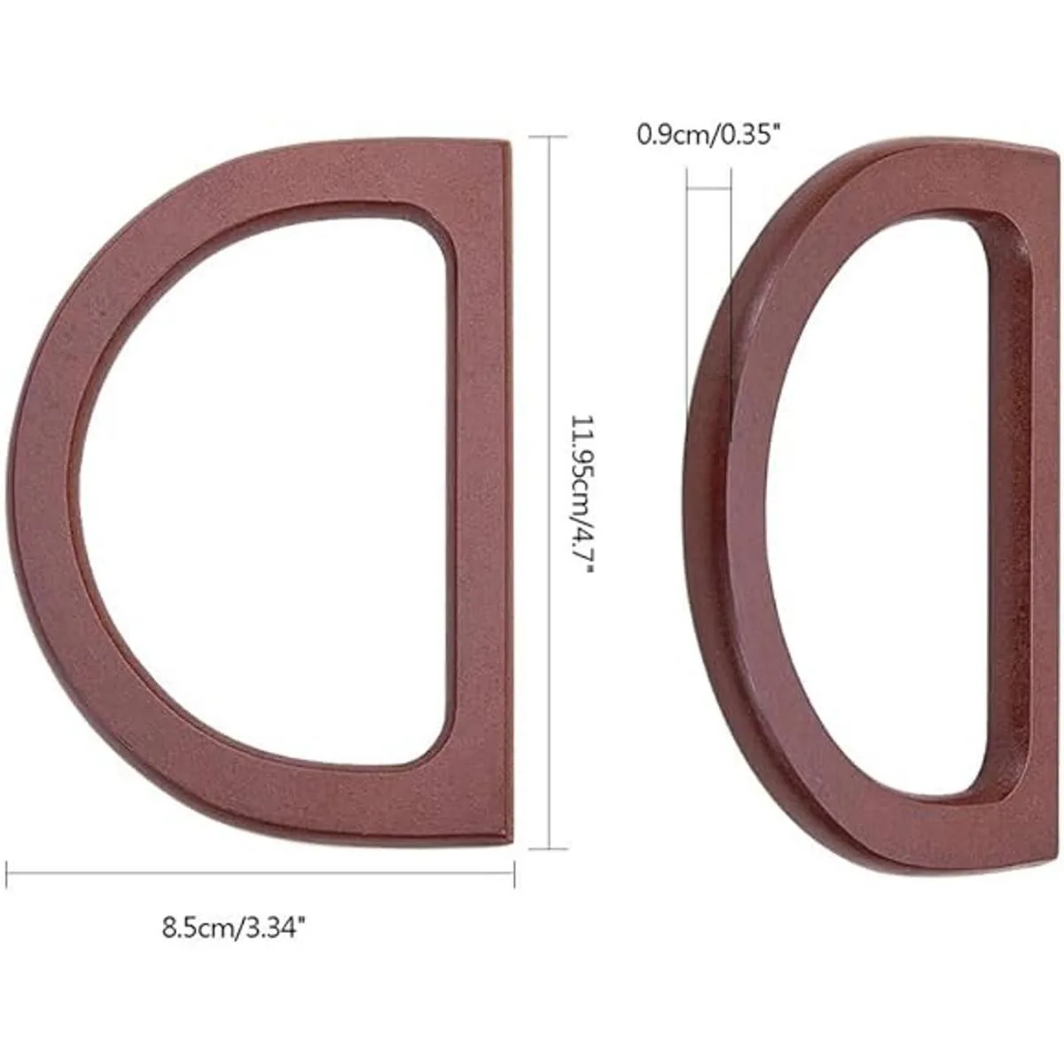 PH PandaHall Asas de madera de repuesto para bolso hecho a_2