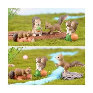 HanYoer Juego de 4 figuras decorativas para tartas de_3