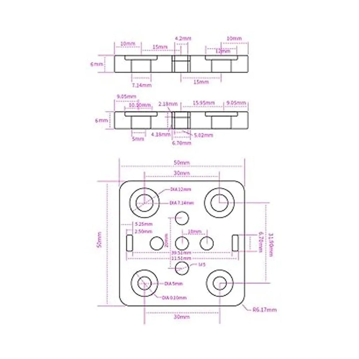 Befenybay Rueda en V pequeña con placa para 2020 Perfil_2