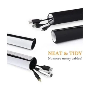 Organizador de gestión de cables de neopreno de 120_6